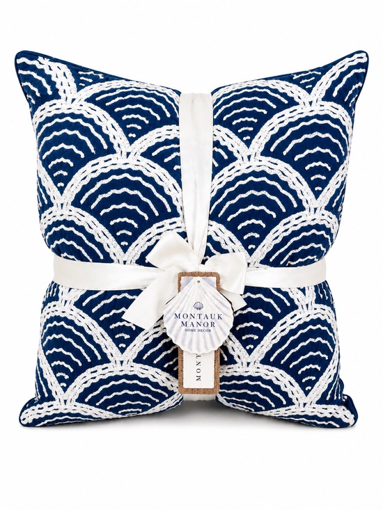 Montauk Manor Other - Montauk Manor Navy & White Decorative Pillows Indoor/Outdoor 2pk